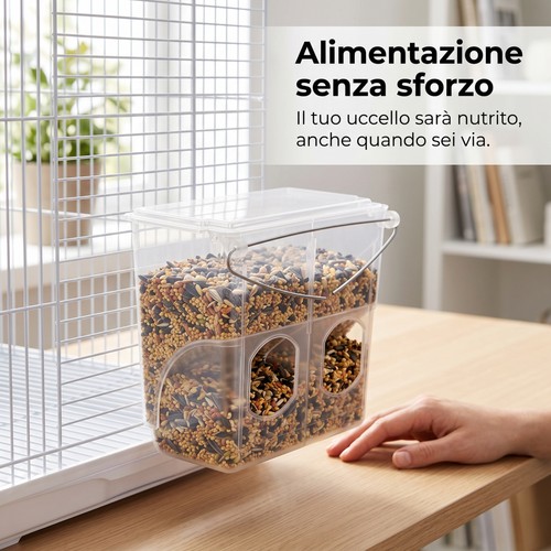 Mangiatoia per uccelli - mangiatoia,